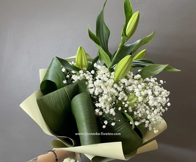 Lilies Lily bouquet "Lightness of Feelings"